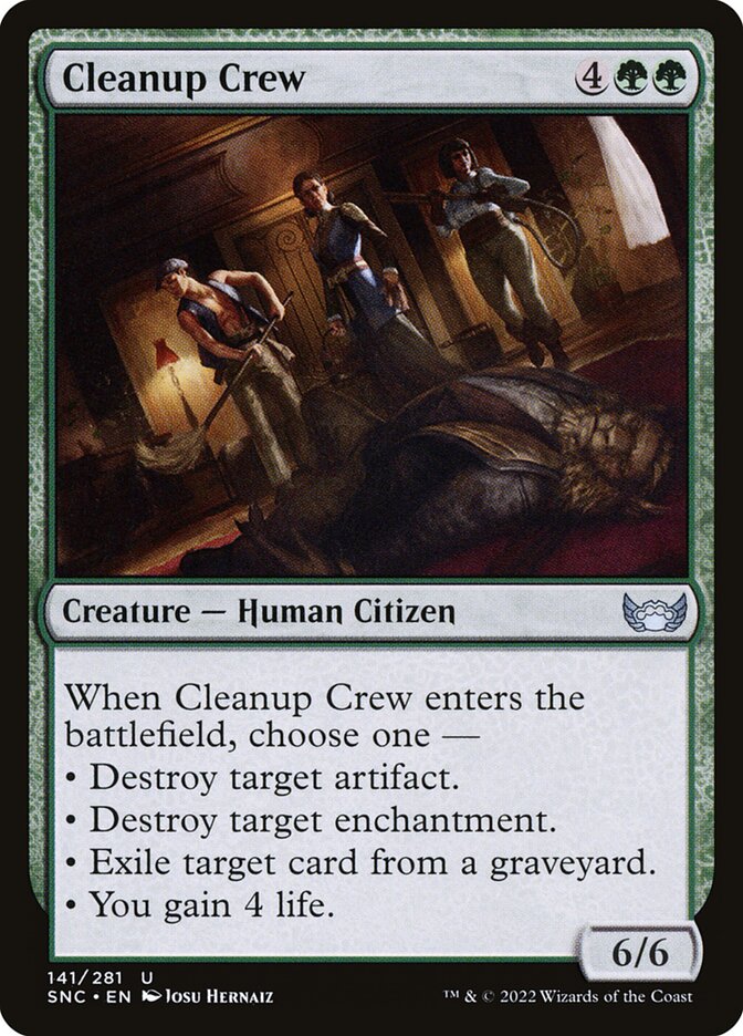 Equipe de Limpeza / Cleanup Crew - Magic: The Gathering - MoxLand