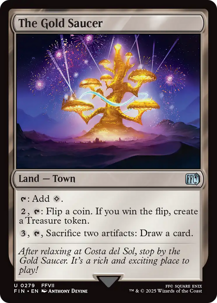 Gold Saucer / The Gold Saucer - Magic: The Gathering - MoxLand