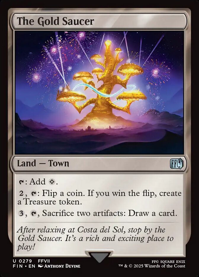Gold Saucer / The Gold Saucer - Magic: The Gathering - MoxLand
