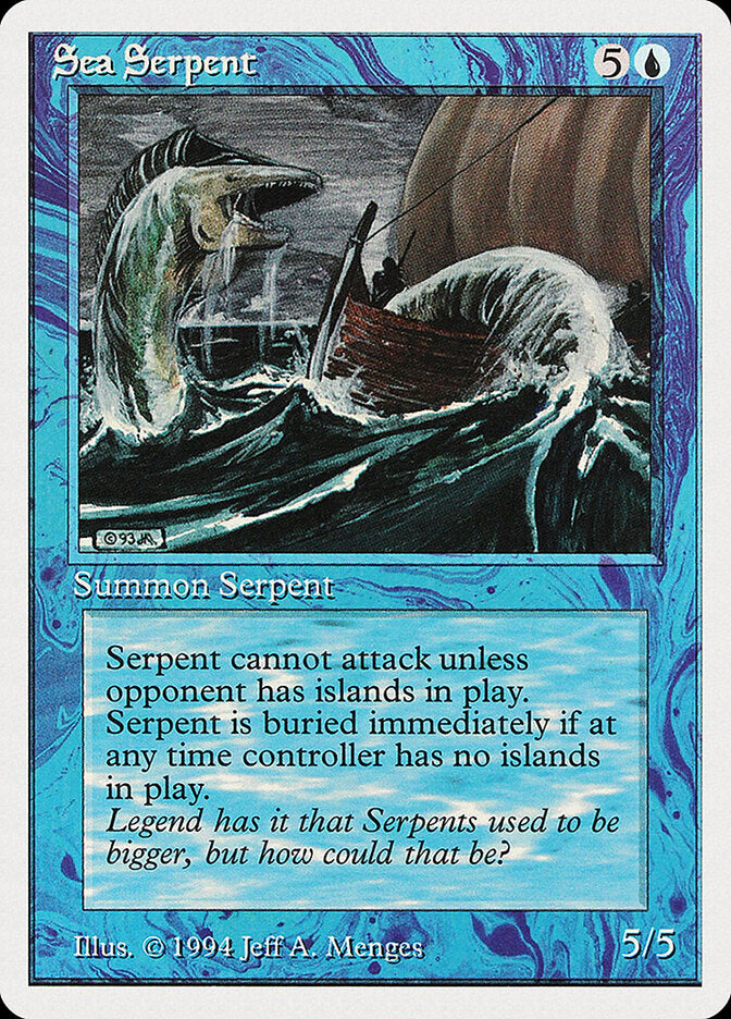 Serpente Marinha / Sea Serpent - Magic: The Gathering - MoxLand