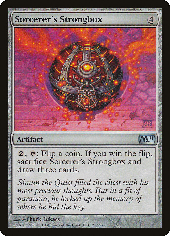 Caixa-forte do Feiticeiro / Sorcerer's Strongbox - Magic: The Gathering - MoxLand