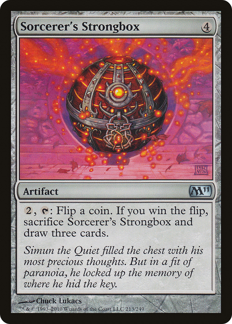 Caixa-forte do Feiticeiro / Sorcerer's Strongbox - Magic: The Gathering - MoxLand