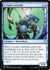 Anelídeo Críptico / Cryptic Annelid - Magic: The Gathering - MoxLand