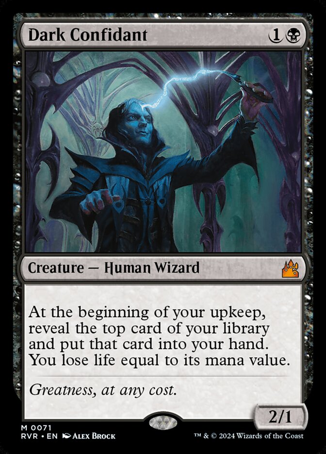 Confidente Sombrio / Dark Confidant - Magic: The Gathering - MoxLand