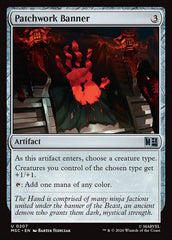 Estandarte dos Retalhos / Patchwork Banner - Magic: The Gathering - MoxLand