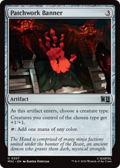Estandarte dos Retalhos / Patchwork Banner - Magic: The Gathering - MoxLand
