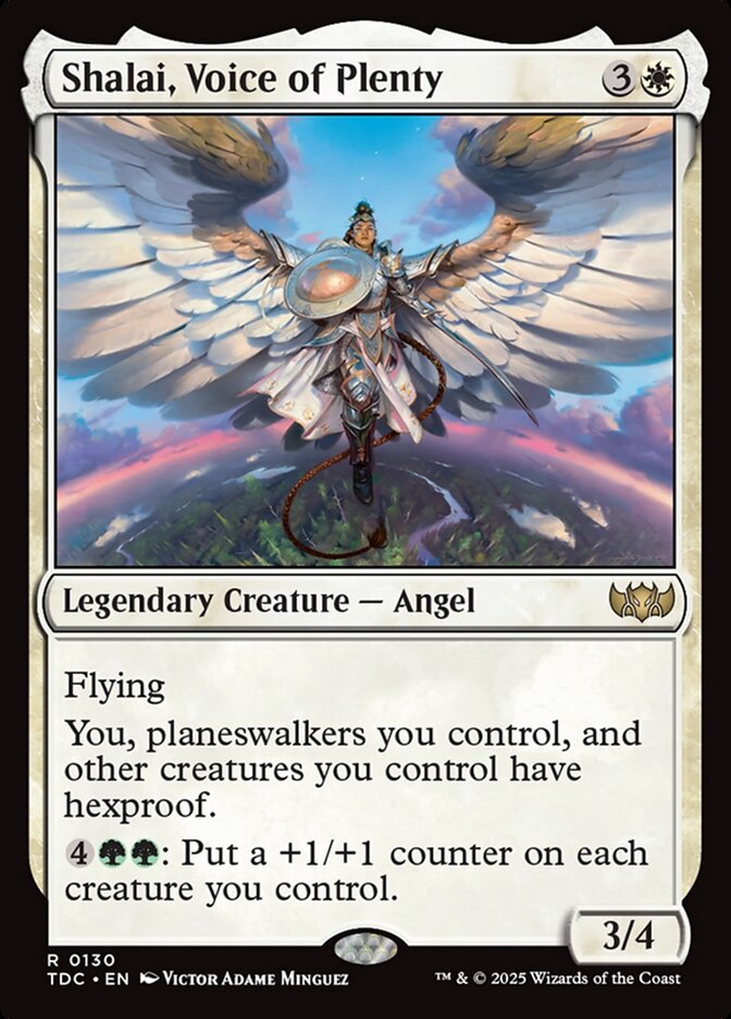 Shalai, Voz da Abundância / Shalai, Voice of Plenty - Magic: The Gathering - MoxLand