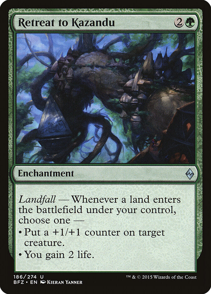 Retirada para Kazandu / Retreat to Kazandu - Magic: The Gathering - MoxLand
