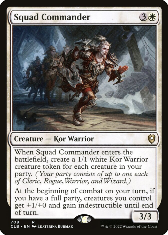 Comandante de Esquadrão / Squad Commander - Magic: The Gathering - MoxLand