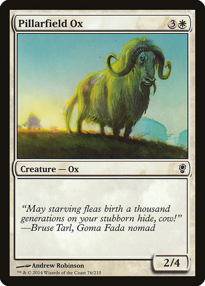 Boi do Vale dos Pilares / Pillarfield Ox - Magic: The Gathering - MoxLand
