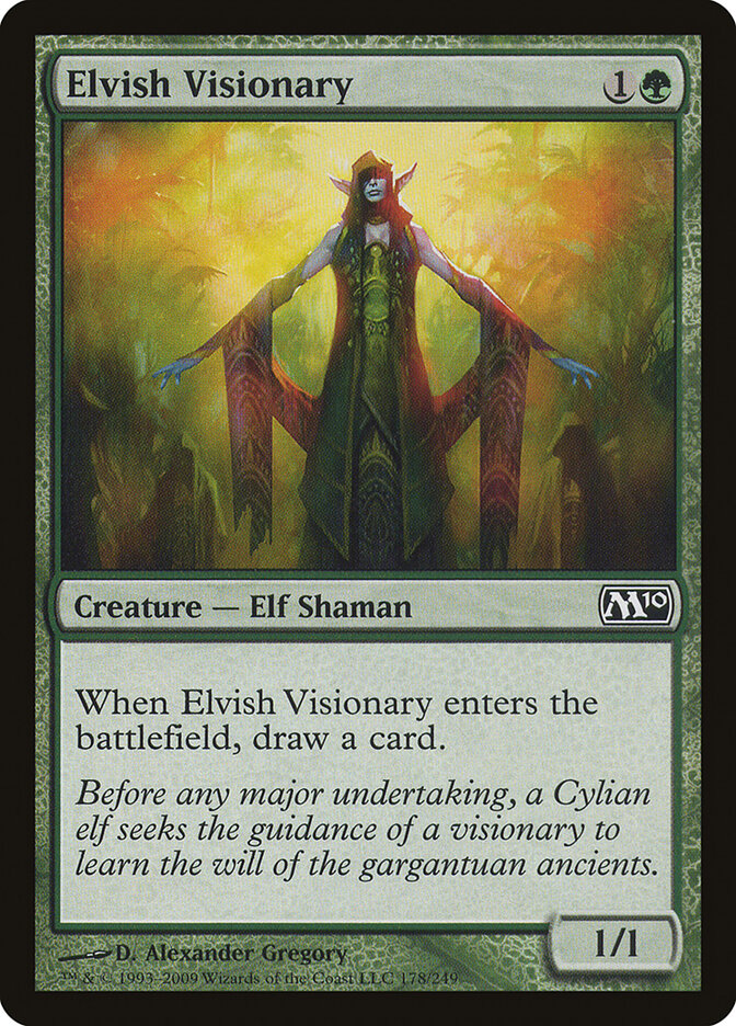 Visionário Élfico / Elvish Visionary - Magic: The Gathering - MoxLand