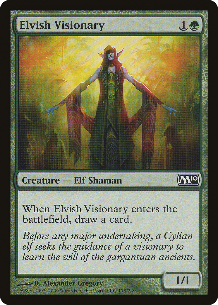Visionário Élfico / Elvish Visionary - Magic: The Gathering - MoxLand
