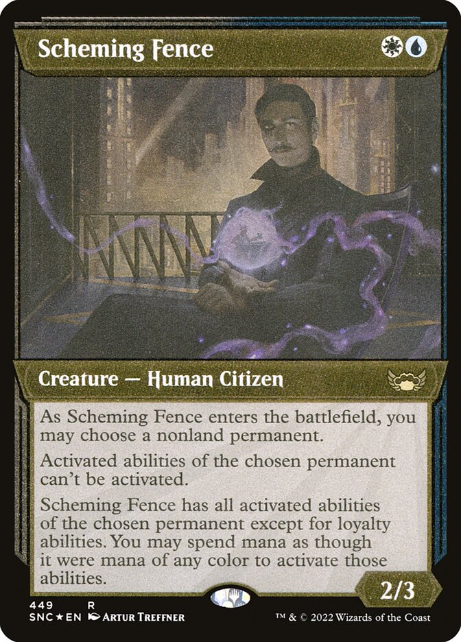 Receptador Ardiloso / Scheming Fence - Magic: The Gathering - MoxLand