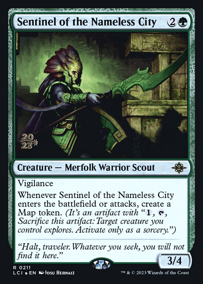 Sentinela da Cidade Sem Nome / Sentinel of the Nameless City - Magic: The Gathering - MoxLand