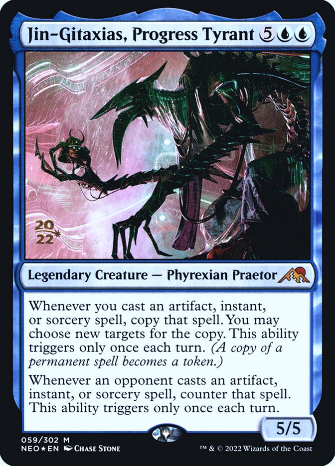 Jin-Gitaxias, Tirano do Progresso / Jin-Gitaxias, Progress Tyrant - Magic: The Gathering - MoxLand