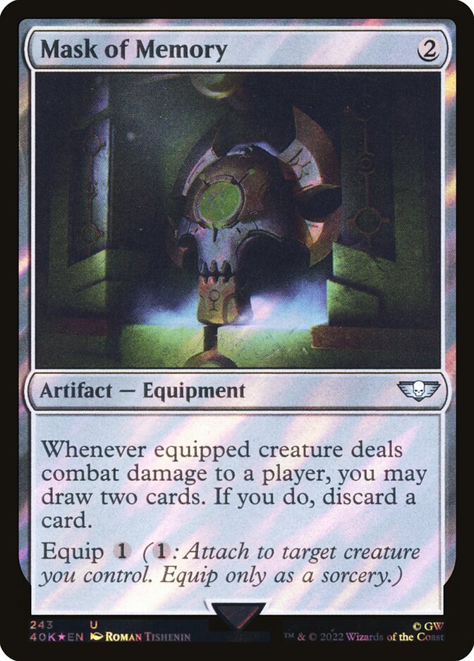 Máscara da Memória / Mask of Memory - Magic: The Gathering - MoxLand