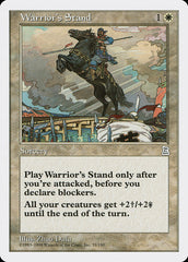 Warrior's Stand - Magic: The Gathering - MoxLand