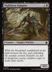 Vampiro Fidalgo / Highborn Vampire - Magic: The Gathering - MoxLand