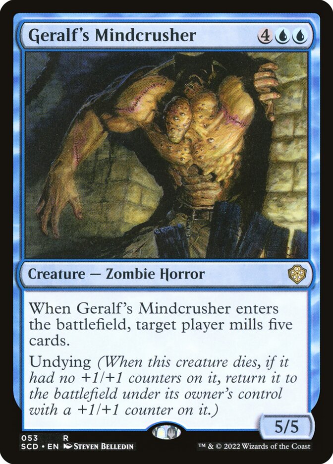 Esmagador de Mente de Geralf / Geralf's Mindcrusher - Magic: The Gathering - MoxLand