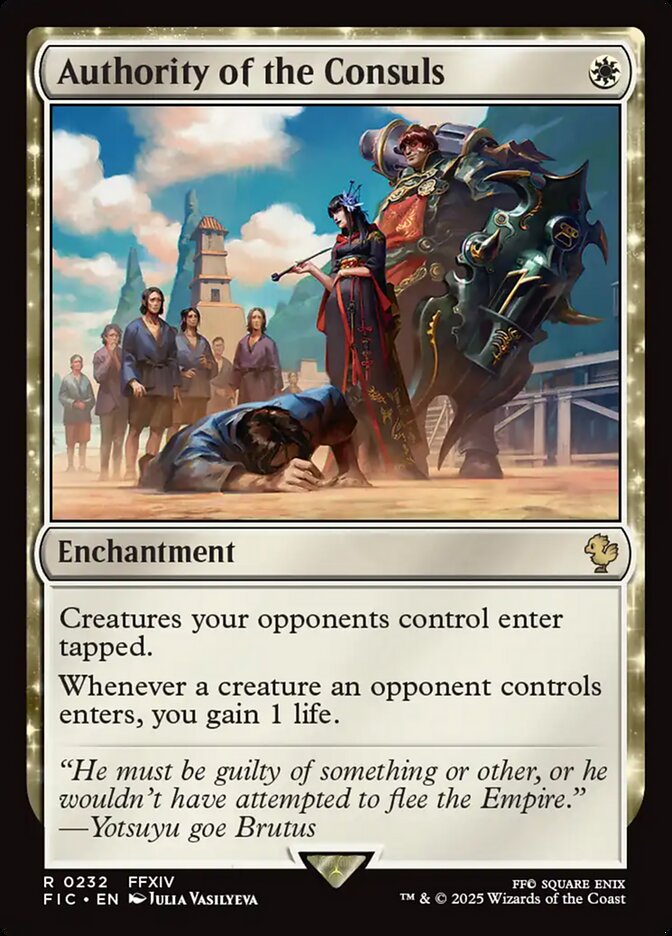 Autoridade dos Cônsules / Authority of the Consuls - Magic: The Gathering - MoxLand