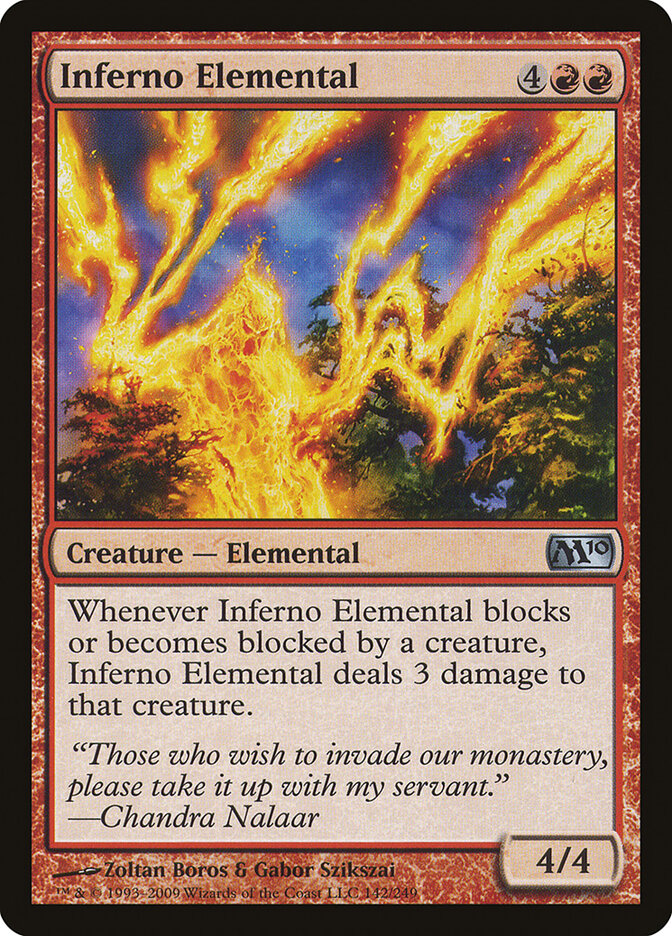Elemental do Inferno / Inferno Elemental - Magic: The Gathering - MoxLand