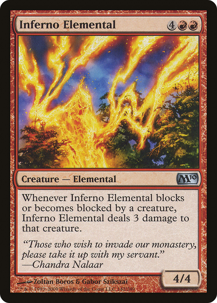 Elemental do Inferno / Inferno Elemental - Magic: The Gathering - MoxLand