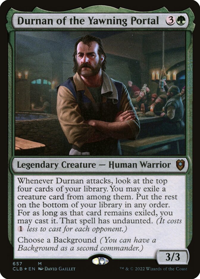 Durnan do Portal Bocejante / Durnan of the Yawning Portal - Magic: The Gathering - MoxLand
