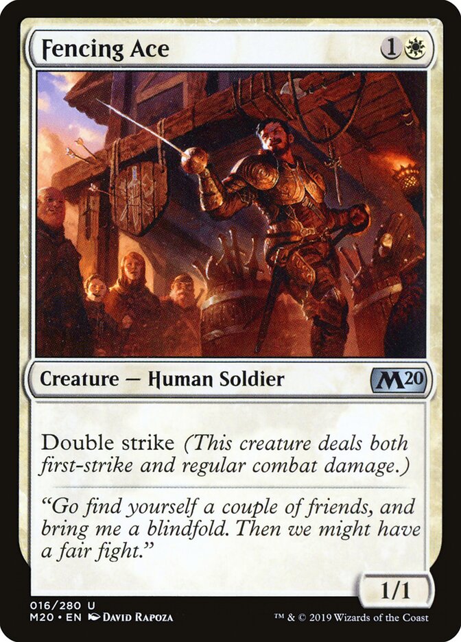 Ás da Esgrima / Fencing Ace - Magic: The Gathering - MoxLand