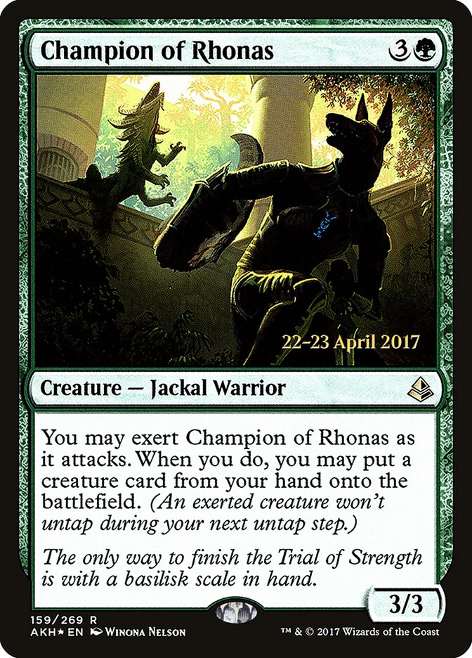 Campeã de Rhonas / Champion of Rhonas - Magic: The Gathering - MoxLand