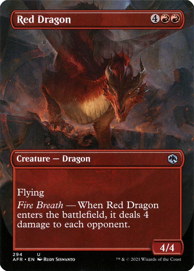 Dragão Vermelho / Red Dragon - Magic: The Gathering - MoxLand