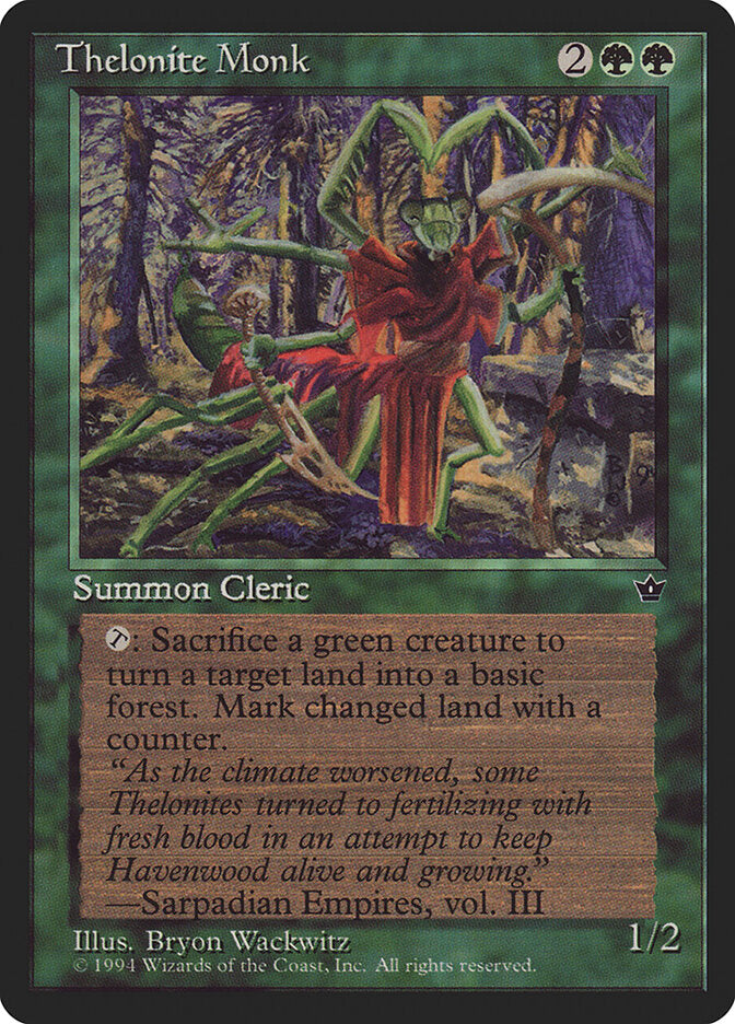 Thelonite Monk / Thelonite Monk - Magic: The Gathering - MoxLand