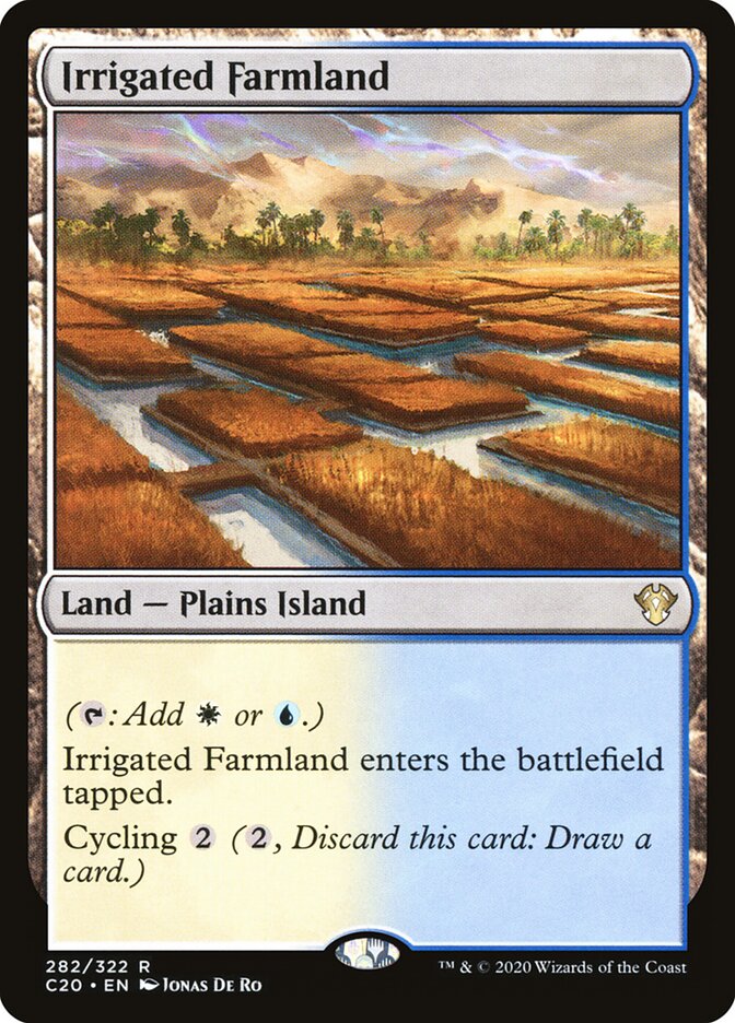 Fazendas Irrigadas / Irrigated Farmland - Magic: The Gathering - MoxLand