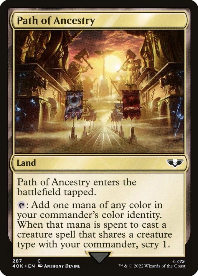 Caminho da Ascendência / Path of Ancestry - Magic: The Gathering - MoxLand