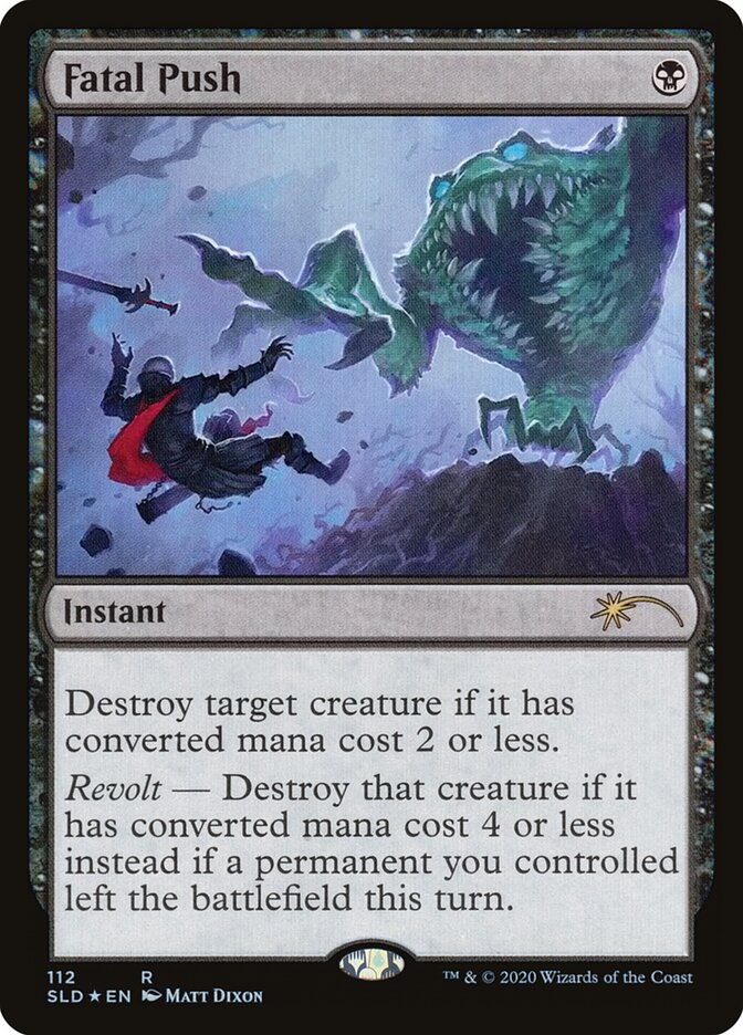 Empurrão Fatal / Fatal Push - Magic: The Gathering - MoxLand