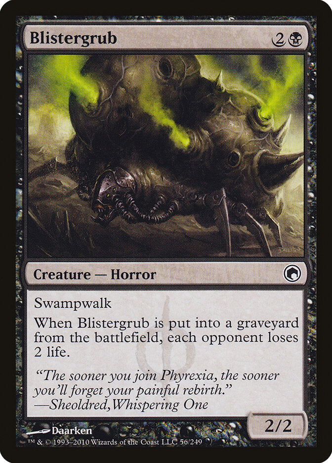 Larva Cascuda / Blistergrub - Magic: The Gathering - MoxLand
