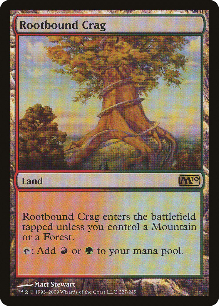 Penhasco do Raizame / Rootbound Crag - Magic: The Gathering - MoxLand