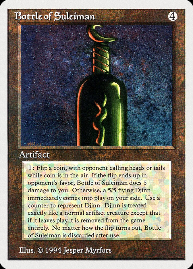 Garrafa de Suleiman / Bottle of Suleiman - Magic: The Gathering - MoxLand