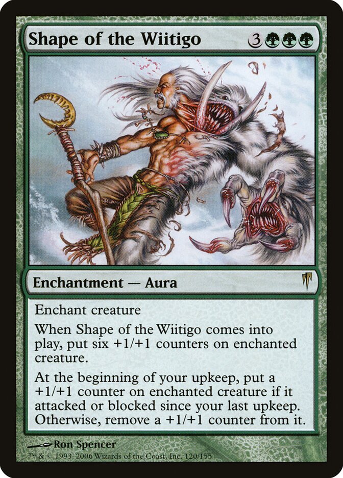 Forma do Wiitigo / Shape of the Wiitigo - Magic: The Gathering - MoxLand