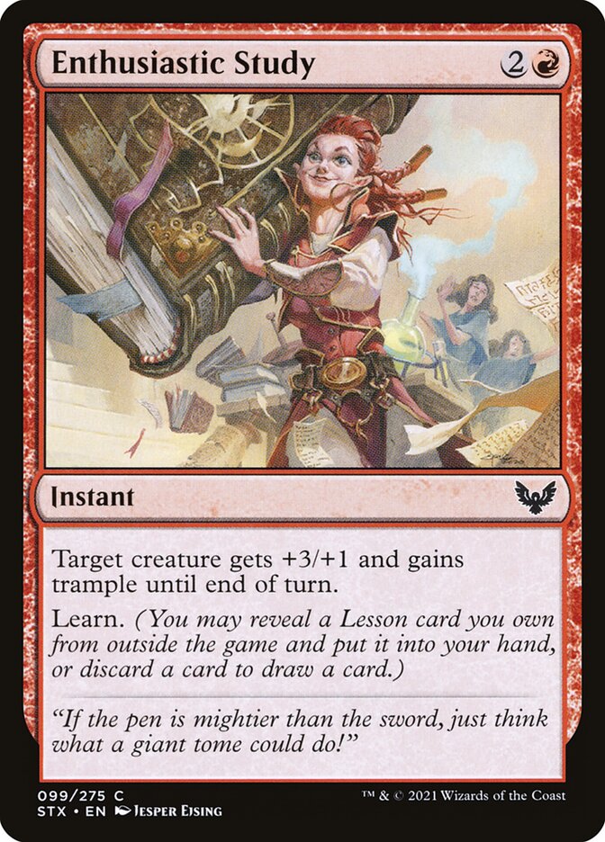 Estudo Entusiasmado / Enthusiastic Study - Magic: The Gathering - MoxLand