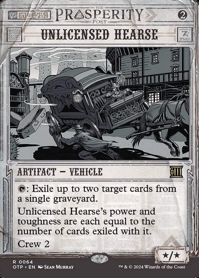 Rabecão Clandestino / Unlicensed Hearse - Magic: The Gathering - MoxLand