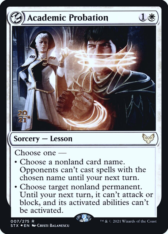 Suspensão Acadêmica / Academic Probation - Magic: The Gathering - MoxLand