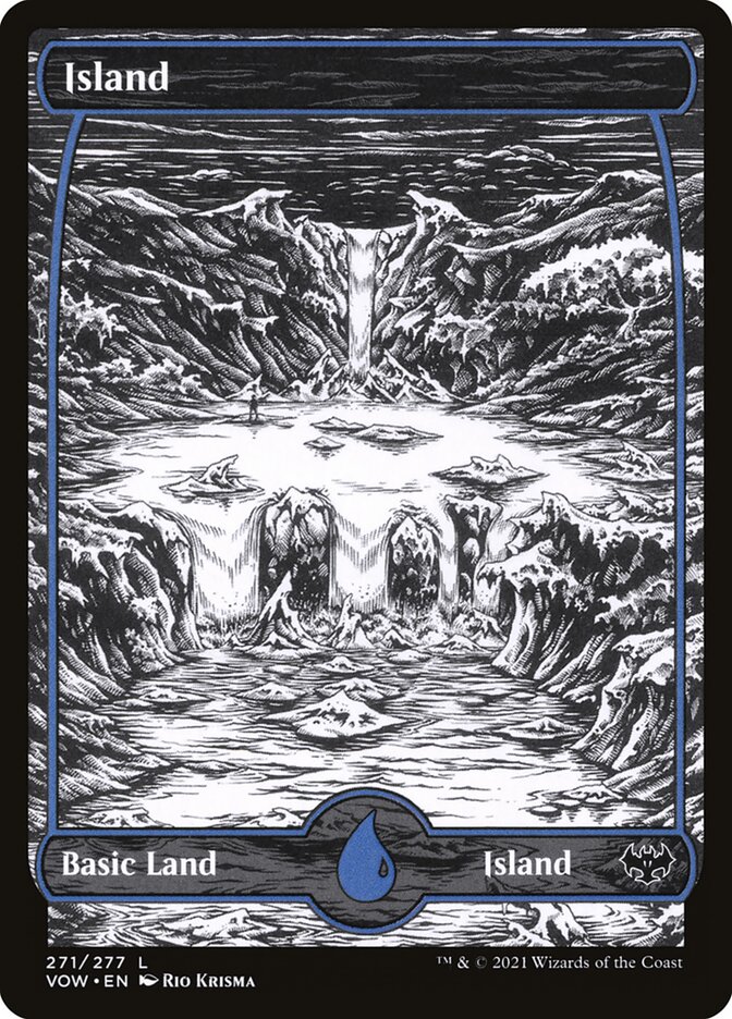 Ilha / Island - Magic: The Gathering - MoxLand