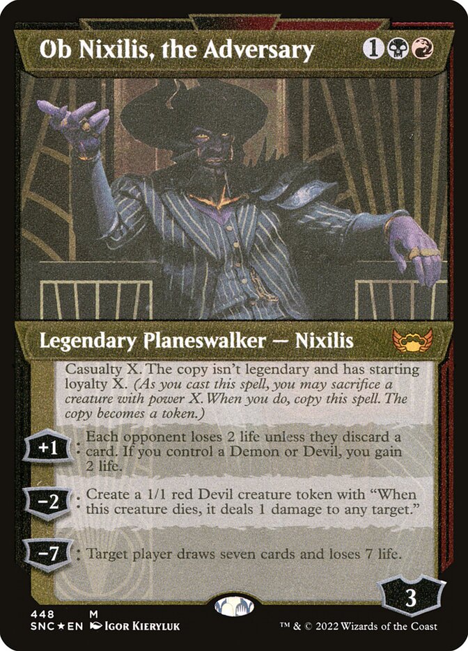 Ob Nixilis, o Adversário / Ob Nixilis, the Adversary - Magic: The Gathering - MoxLand