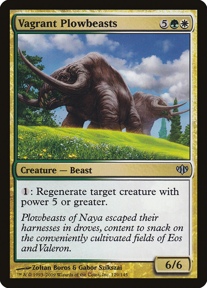 Bestas Lavradoras Errantes / Vagrant Plowbeasts - Magic: The Gathering - MoxLand