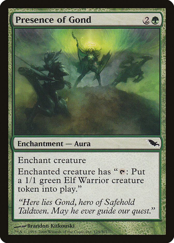 Presença de Gond / Presence of Gond - Magic: The Gathering - MoxLand