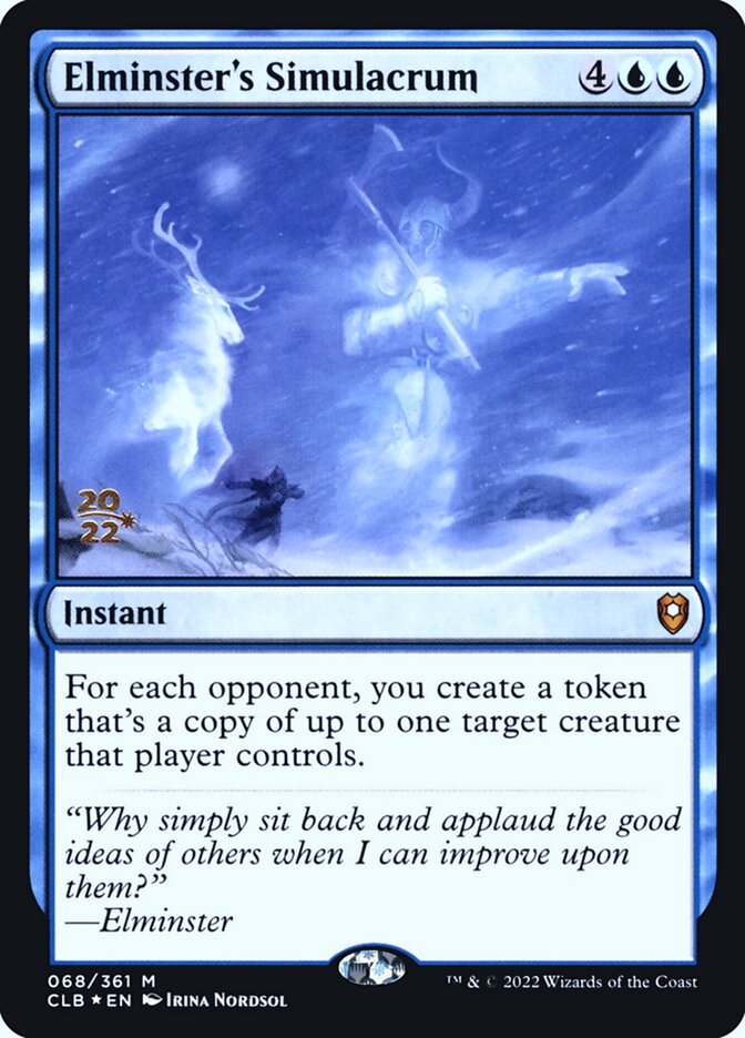 Simulacro de Elminster / Elminster's Simulacrum - Magic: The Gathering - MoxLand