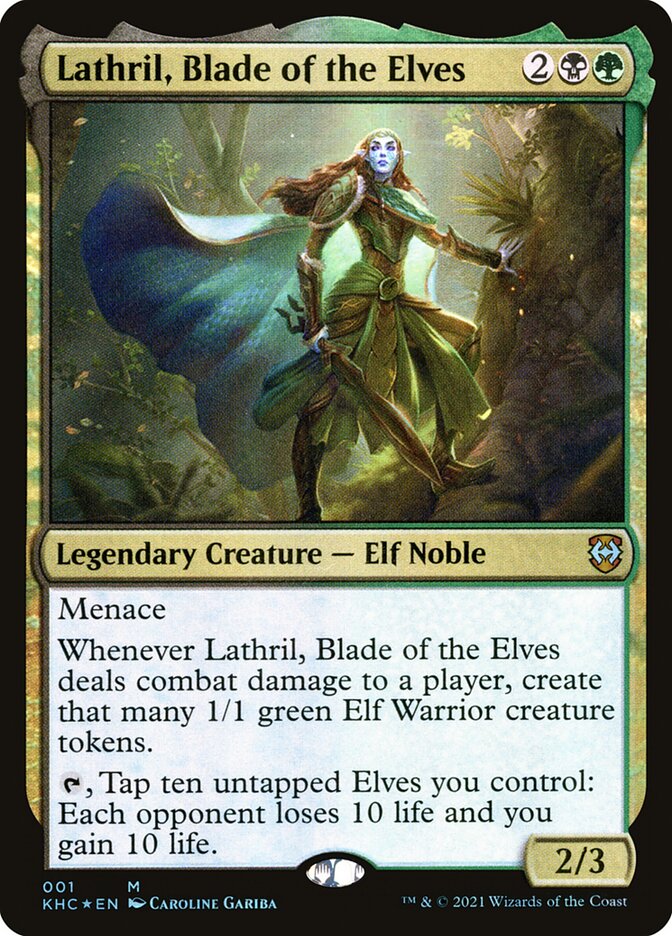 Lathril, Espada dos Elfos / Lathril, Blade of the Elves - Magic: The Gathering - MoxLand