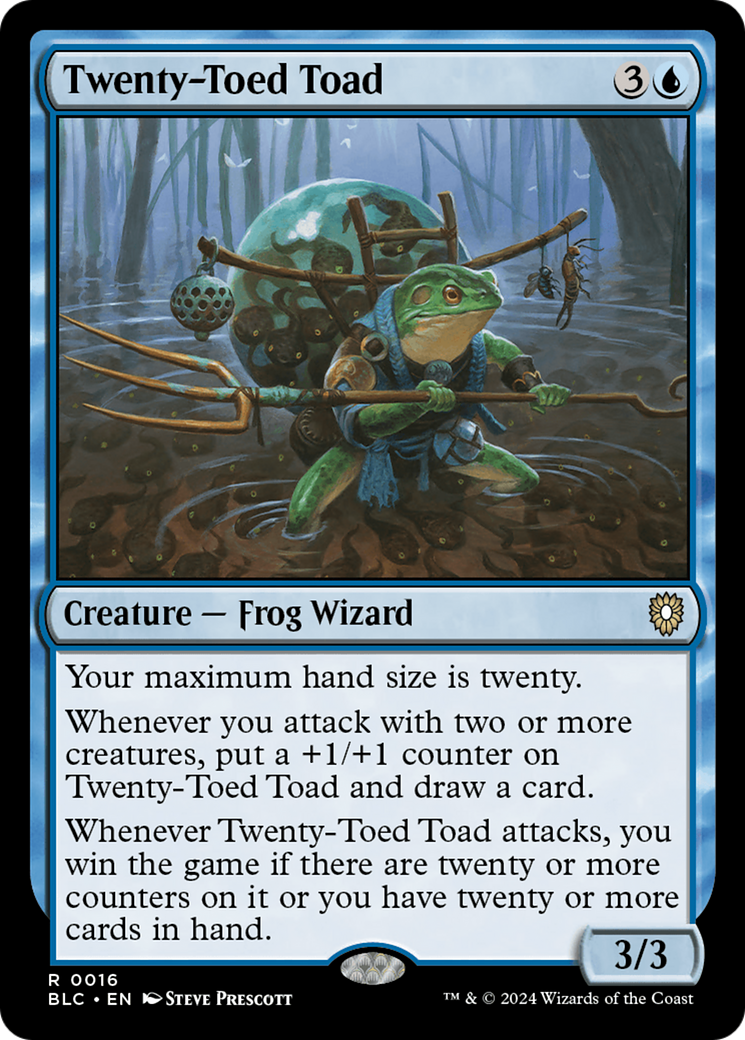 Twenty-Toed Toad - Magic: The Gathering - MoxLand