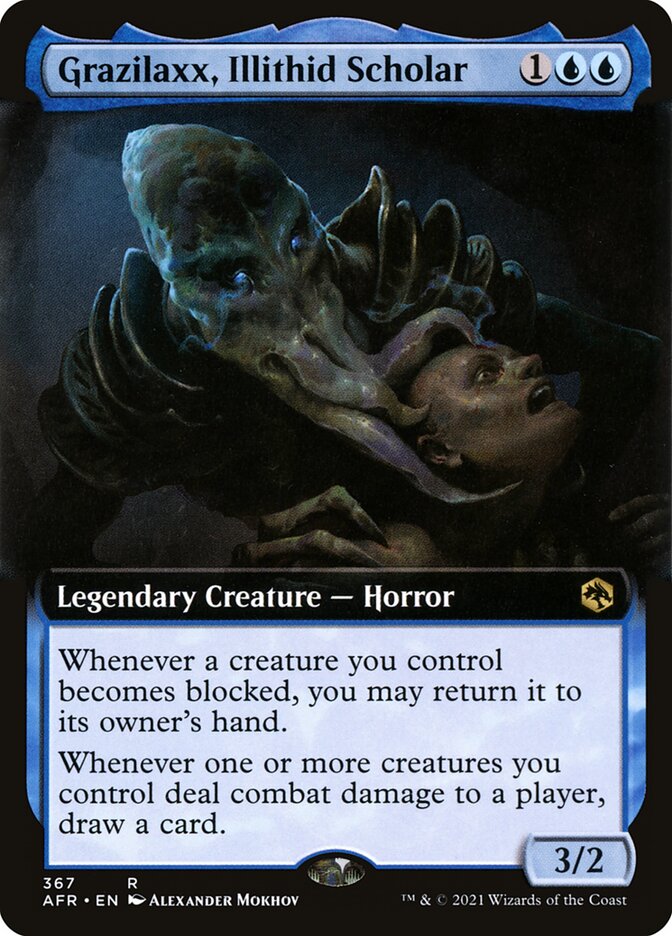 Grazilaxx, Erudito Ilitíde / Grazilaxx, Illithid Scholar - Magic: The Gathering - MoxLand