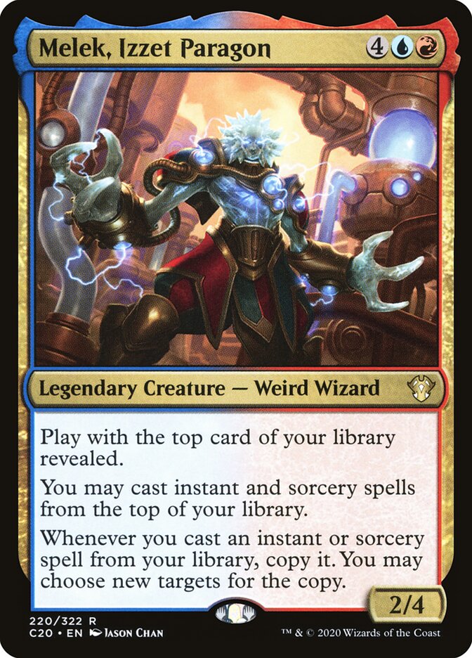 Melek, Paradigma dos Izzet / Melek, Izzet Paragon - Magic: The Gathering - MoxLand